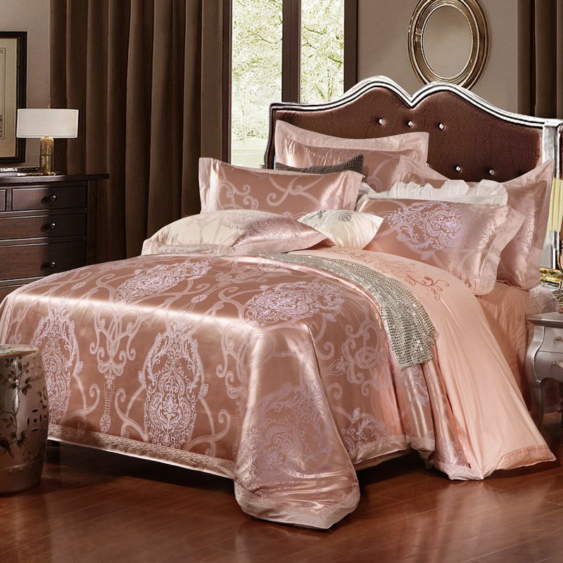 Duvet Bed Cover Bedding Set 4Pcs Ancient Royal Style Custom 100% Polyester Super Soft Quilted Sheet for Beds Linen bed set