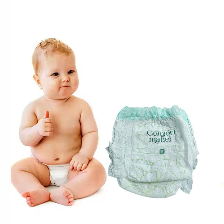 Organic Bamboo Fiber Disposable Baby Diaper Nappy Soft Skin Wholesale Magic Tape NB Size Manufacturer's Company