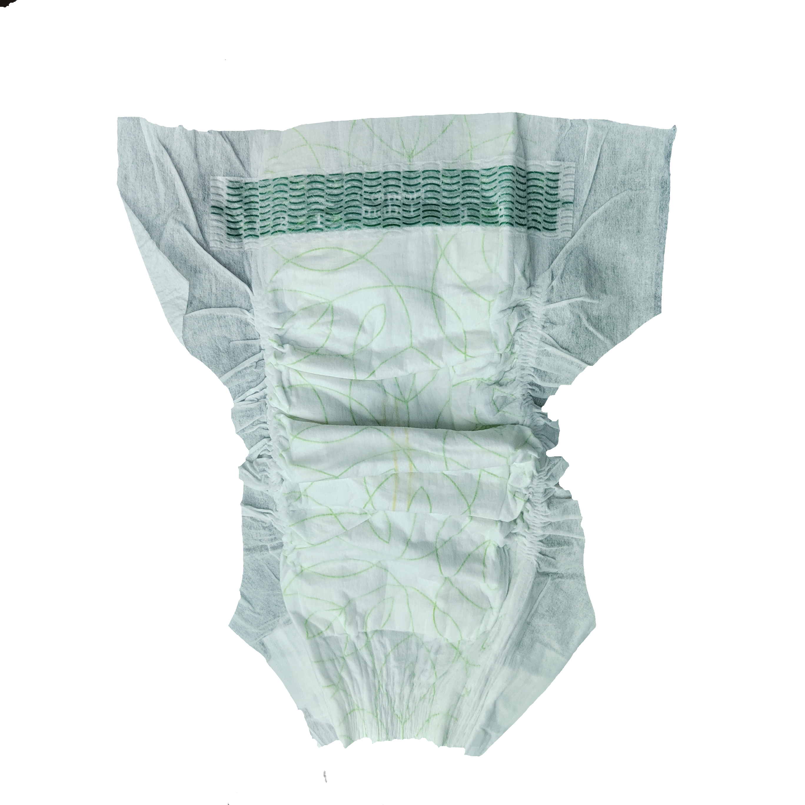 Organic Bamboo Fiber Disposable Baby Diaper Nappy Soft Skin Wholesale Magic Tape NB Size Manufacturer's Company