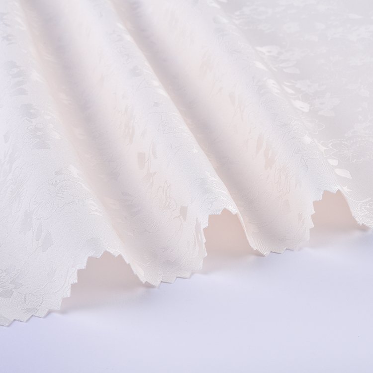 Custom Design 148cm 130gsm Woven 95% Polyester 5% Spandex Jacquard Fabrics