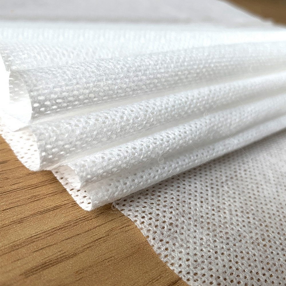 Good Quality Raw Material Bamboo Fiber Spunlace Nonwoven Fabric on Tissues Making