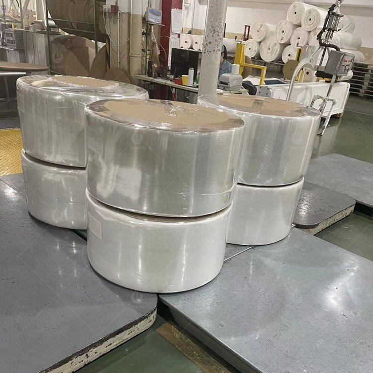 Good Quality Raw Material Bamboo Fiber Spunlace Nonwoven Fabric on Tissues Making