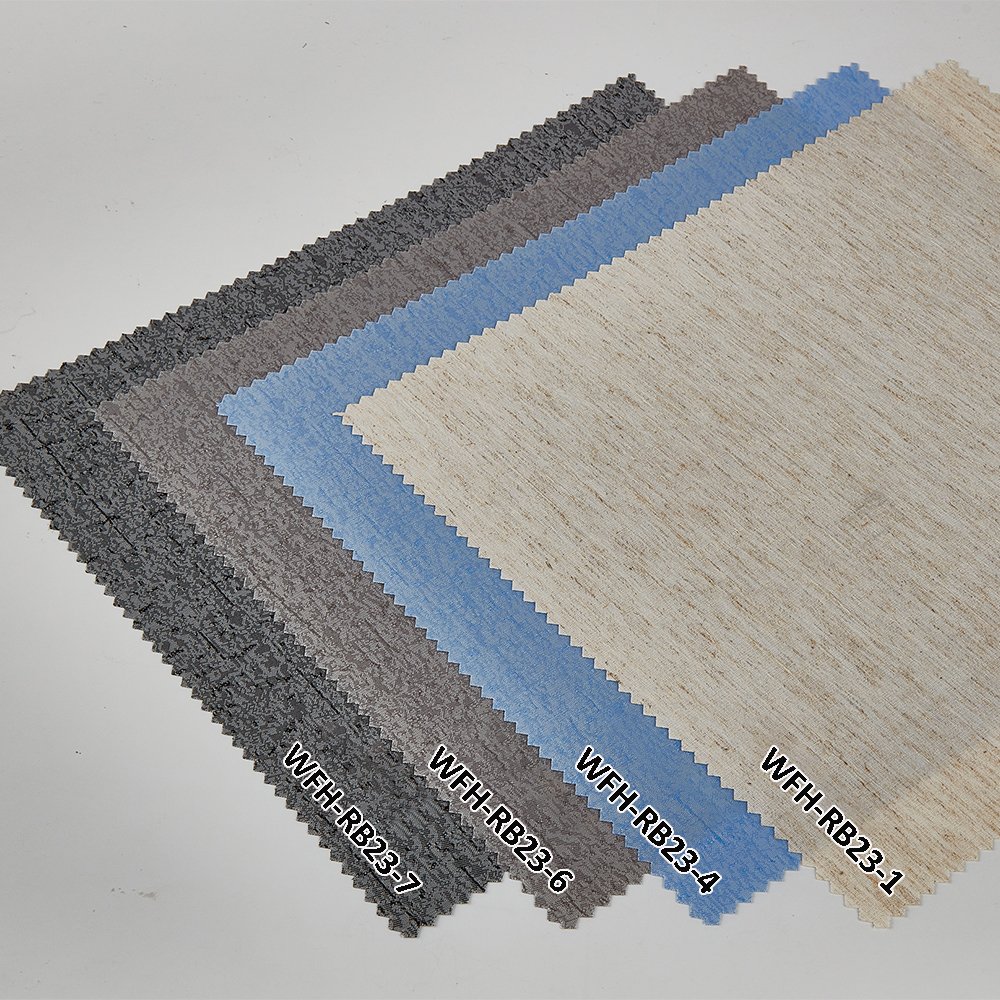 Weilai Factory Price China Blackout Translucent 100% Polyester Roller Blind Fabric Popular Patterns Fabric