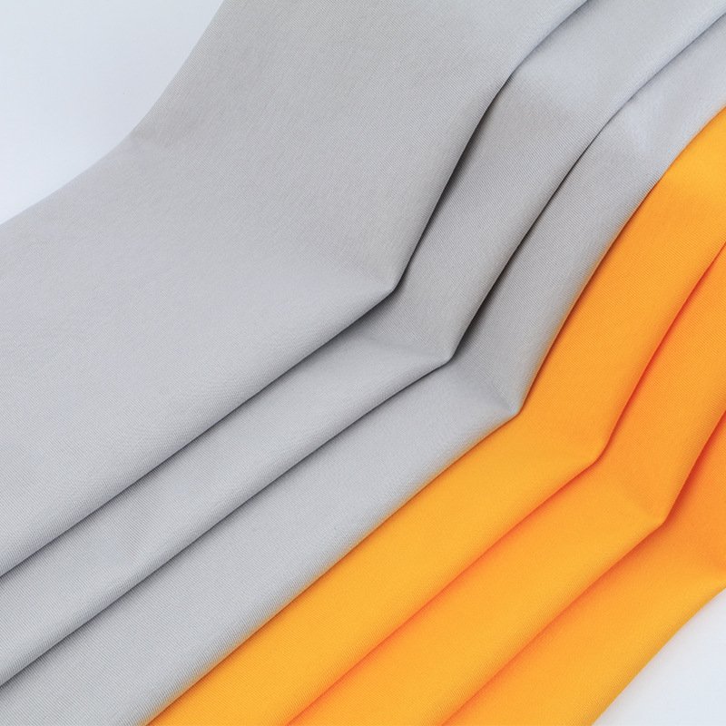 Boran Textile 100 Polyester Fabric Custom Plain Dye Knitted Spandex Single Jersey Fabric For Tshirt