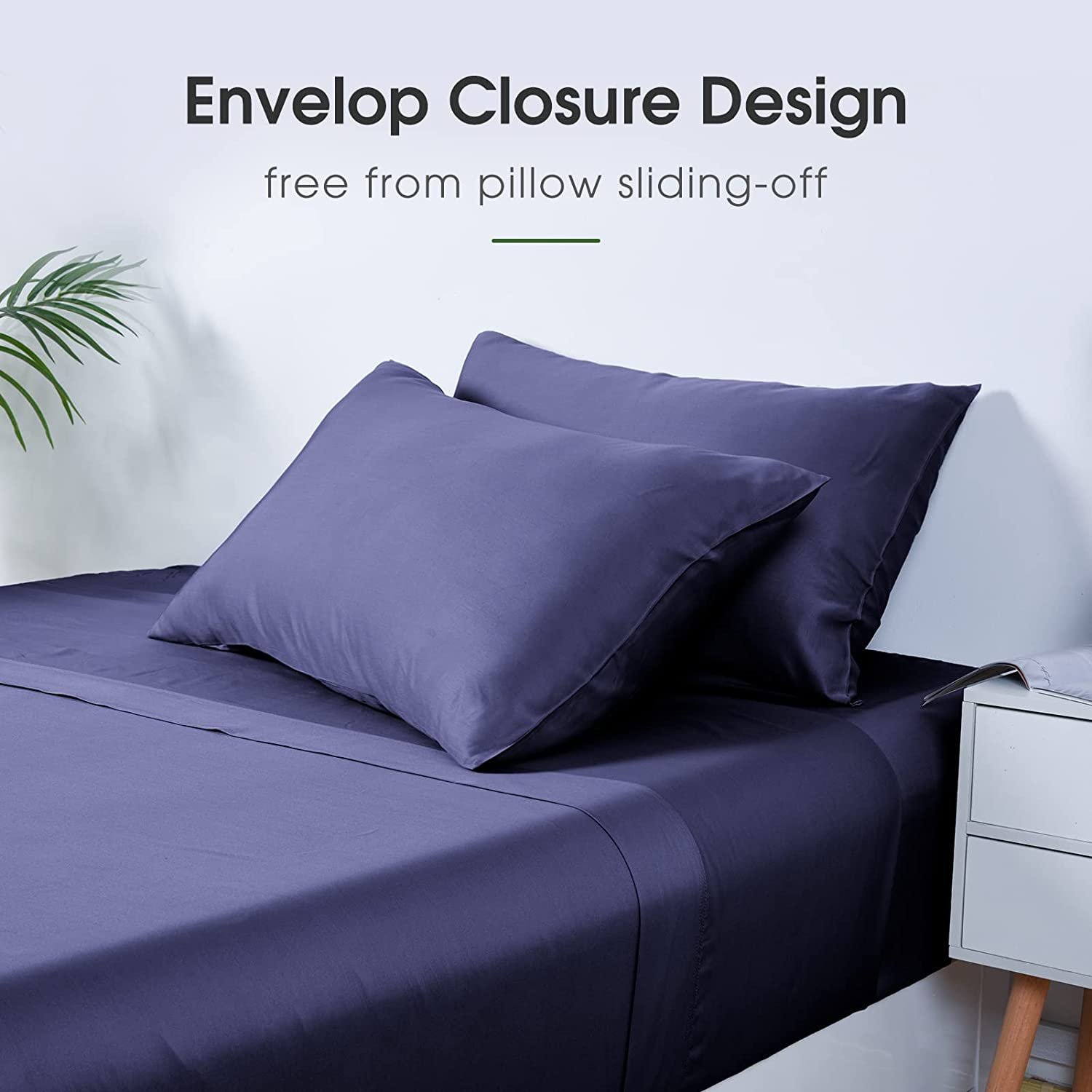 Organic Bamboo Sheets with 16 Inches Deep Pocket-King Size Cooling bamboo rayon crib sheets