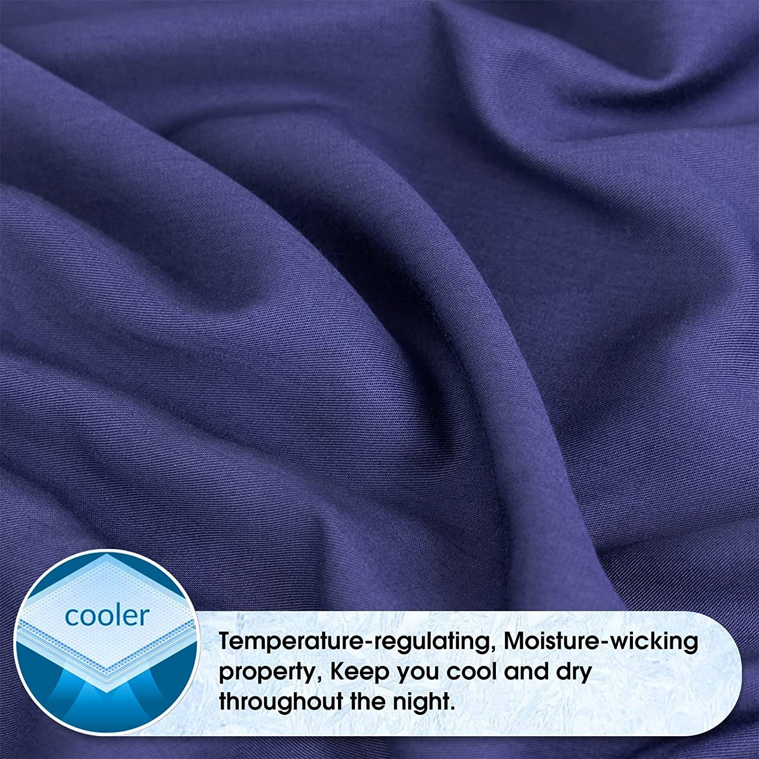 Organic Bamboo Sheets with 16 Inches Deep Pocket-King Size Cooling bamboo rayon crib sheets