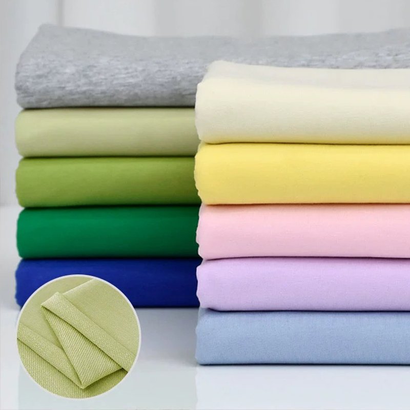 High Quality Outdoor Soft Comfortable Solid Polyester French Terry Knitted Fabric For Hoodies