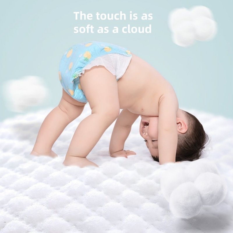 Fully water-repellent eight-mesh pure cotton spunlace non-woven fabric can be made into a diaper surface layer,