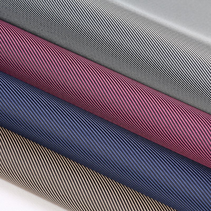 Woven 100 polyester waterproof twill heavy fabric compound fabric for sport bag