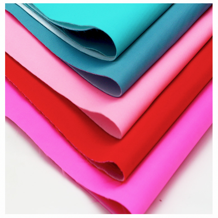 Woven 100 polyester waterproof twill heavy fabric compound fabric for sport bag