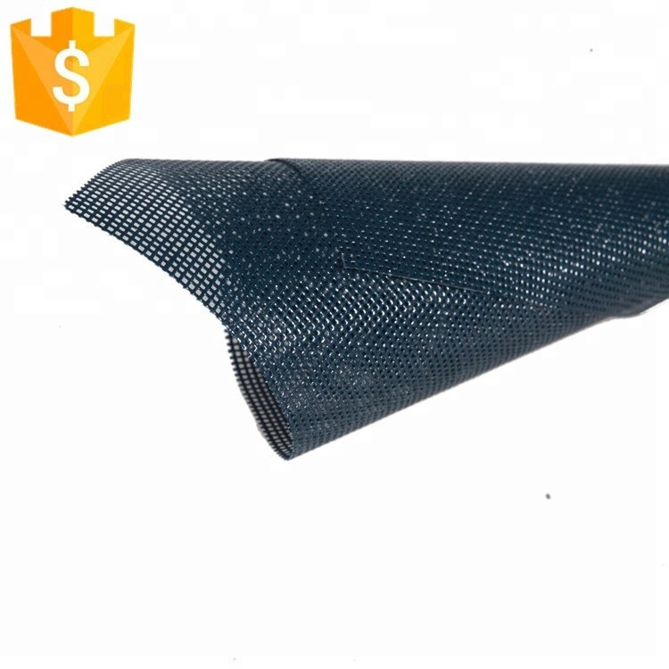 PVC coated polyester mesh fabric never fade durable mesh for chair