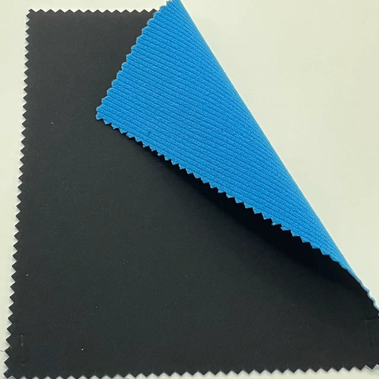 Fashion 100% Polyester Softshell High Elastic Yarn Bonded TPU Bonded Polar Fleece Fabric For Clothes