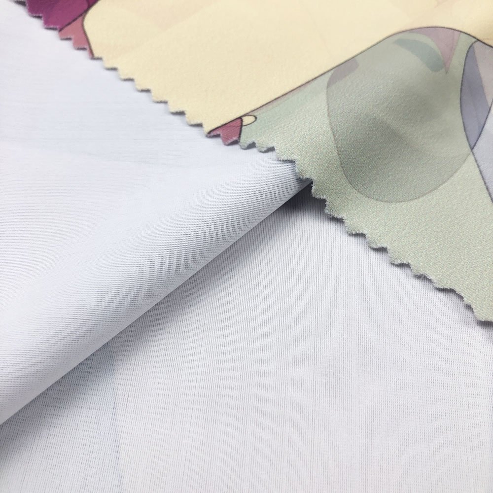 Quick Dry Sublimation Print 4 Way Stretch Pet Recycled Polyester Spandex Fabric for Swimwear Bikini