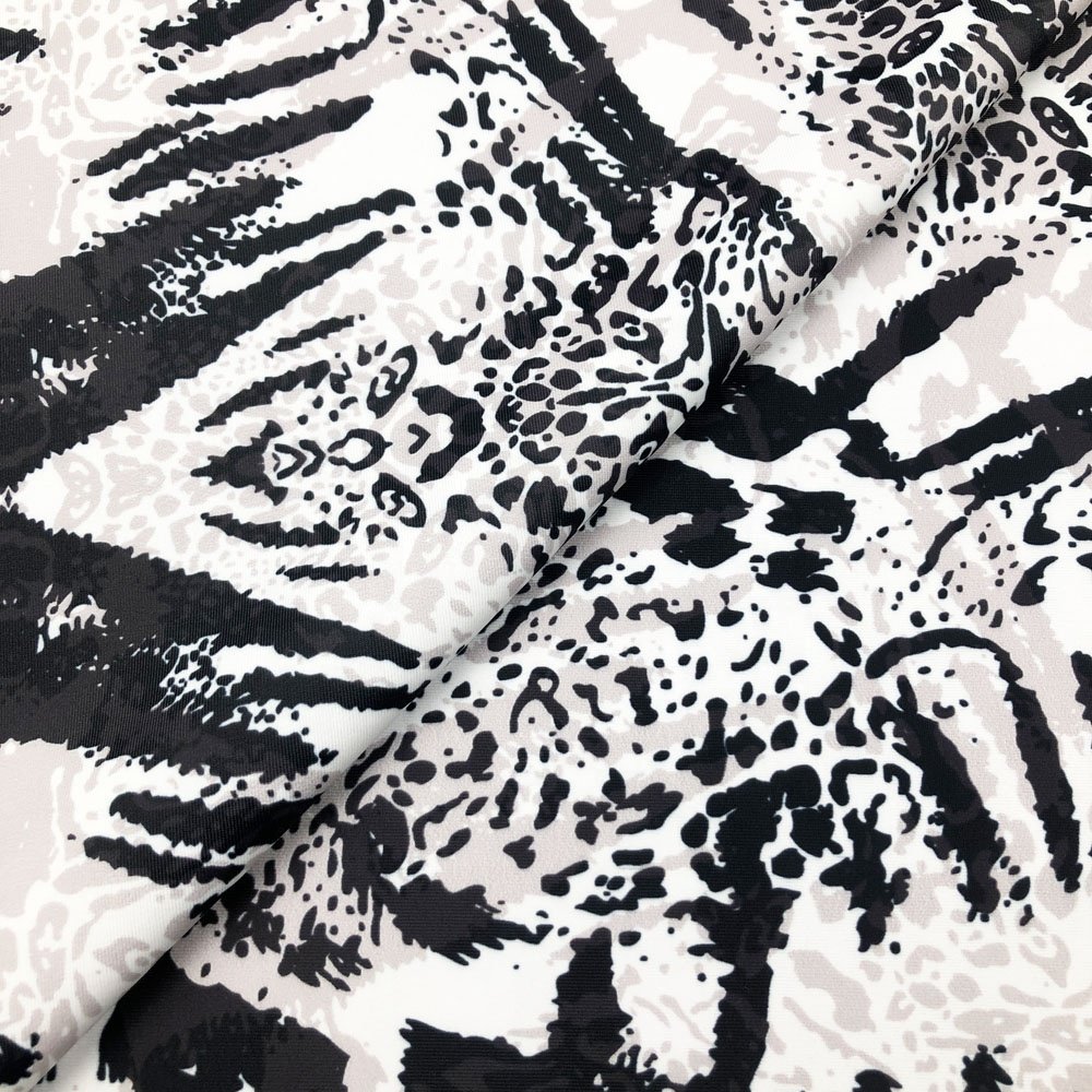 Quick Dry Sublimation Print 4 Way Stretch Pet Recycled Polyester Spandex Fabric for Swimwear Bikini