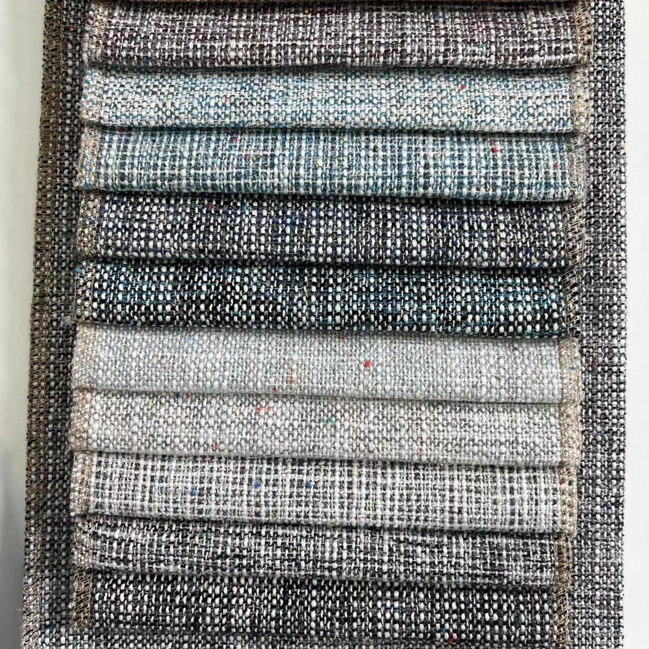 100% polyester Linen sofa fabric 2023 upholstery fabrics sofa home textile