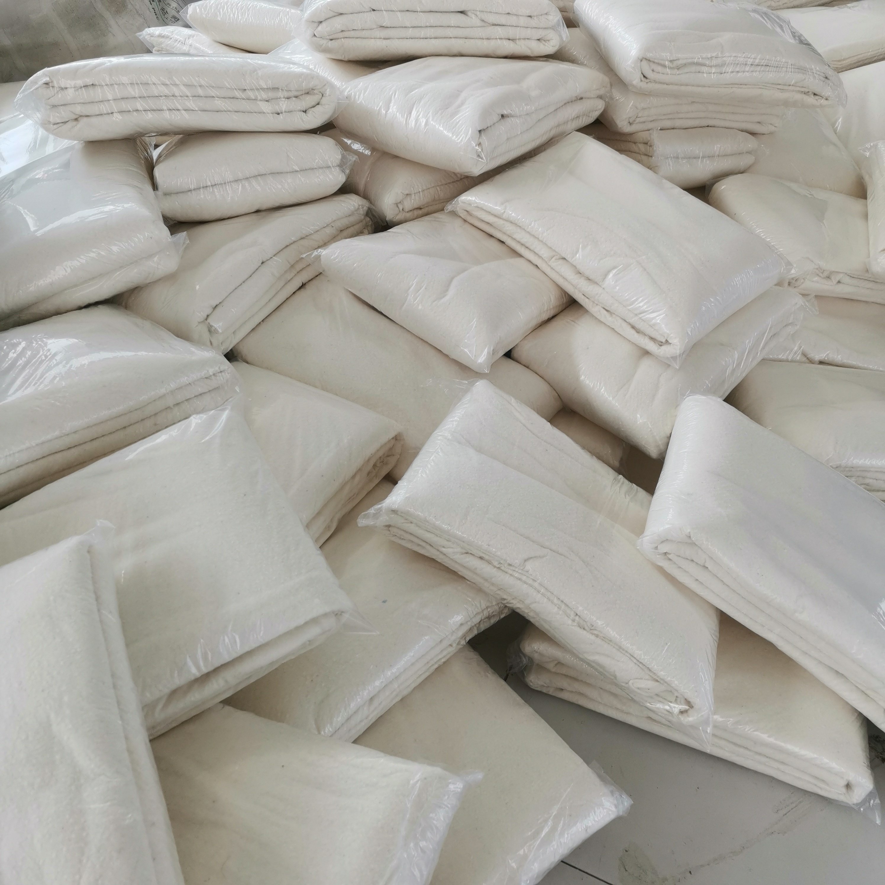 Needle-punched nonwoven 80/20 Natural Blend cotton Batting/bamboo coton blend wadding