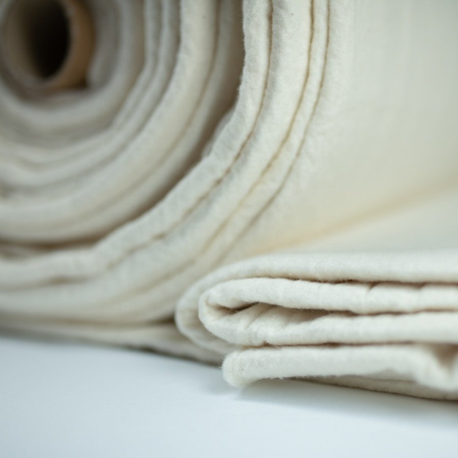 Needle-punched nonwoven 80/20 Natural Blend cotton Batting/bamboo coton blend wadding