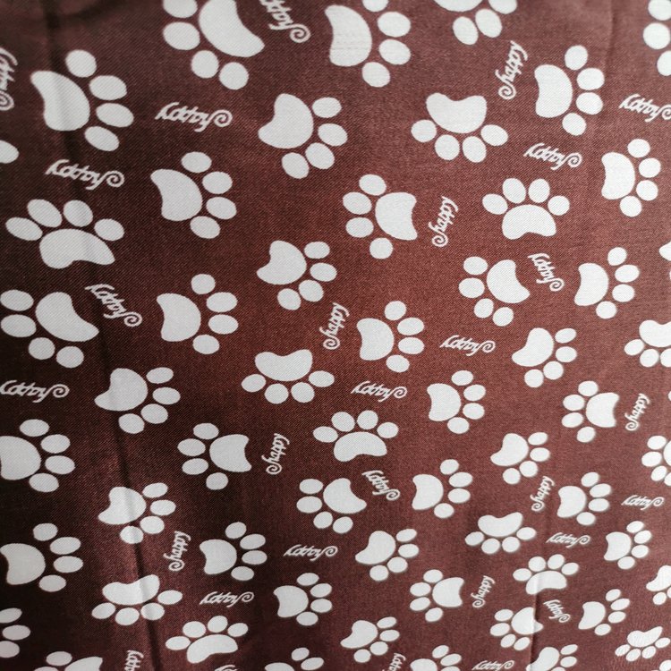 2024 Hot Upscale Satin Print Fabric Printing Custom Polyester Fabric