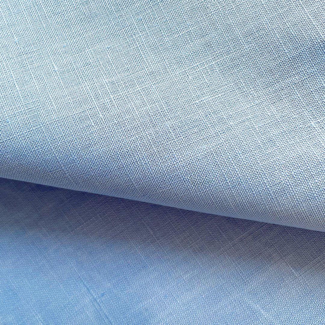Wholesale customized color pure 100% linen flax fabric for dress shirt