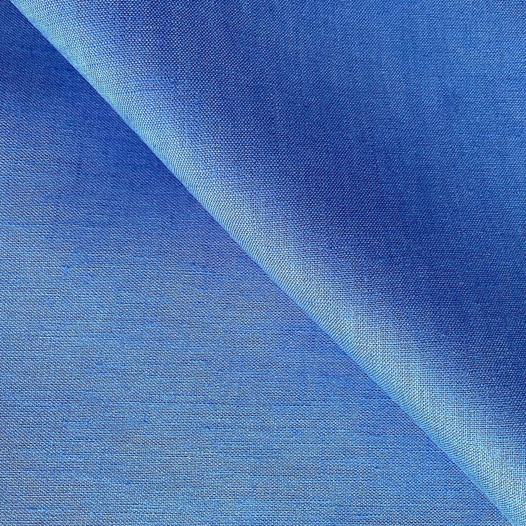 Wholesale customized color pure 100% linen flax fabric for dress shirt