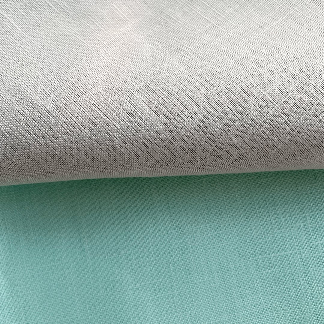 Wholesale customized color pure 100% linen flax fabric for dress shirt