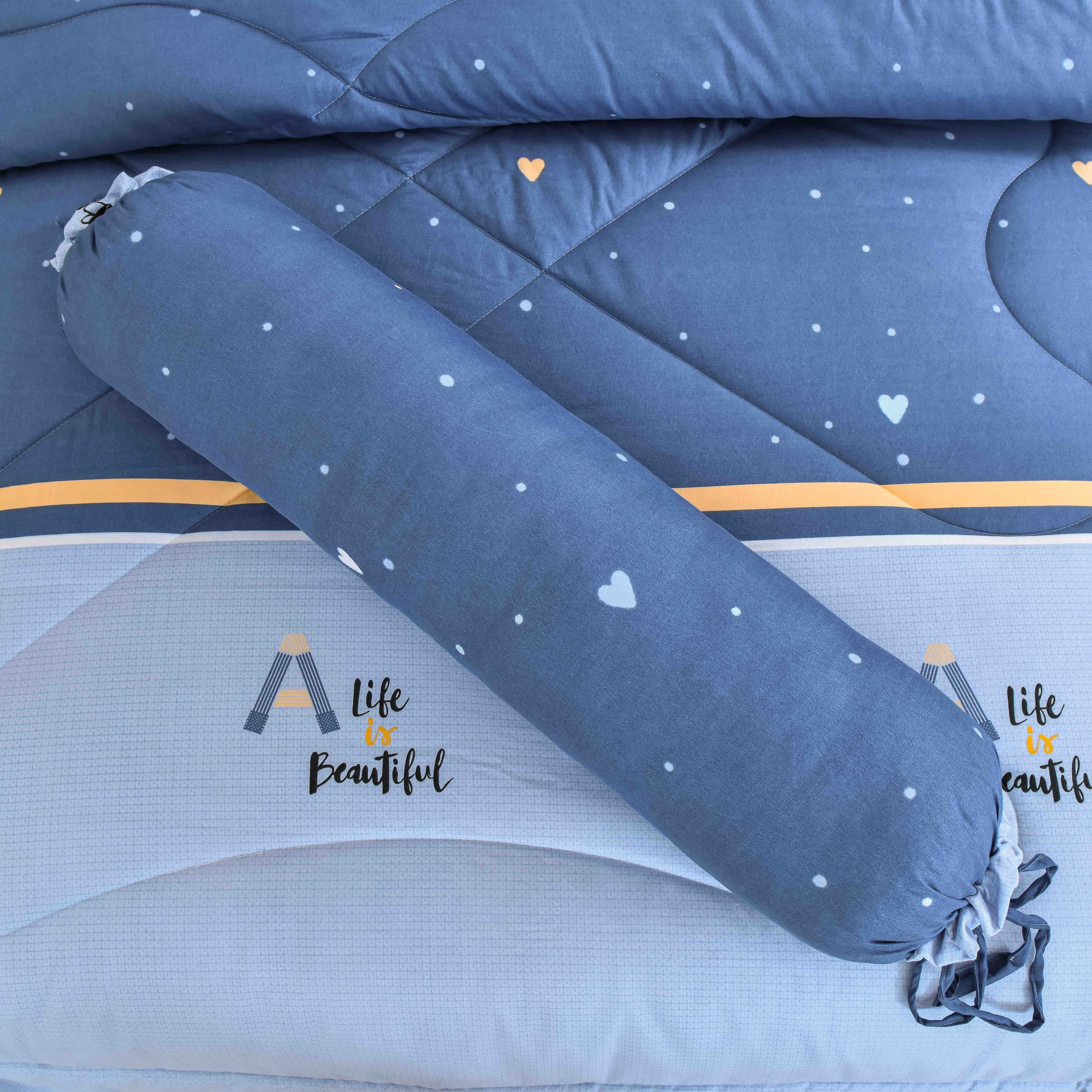 Customized size hot selling polyester bed linen king fitted sheet full size designers quilted thick comforter sets