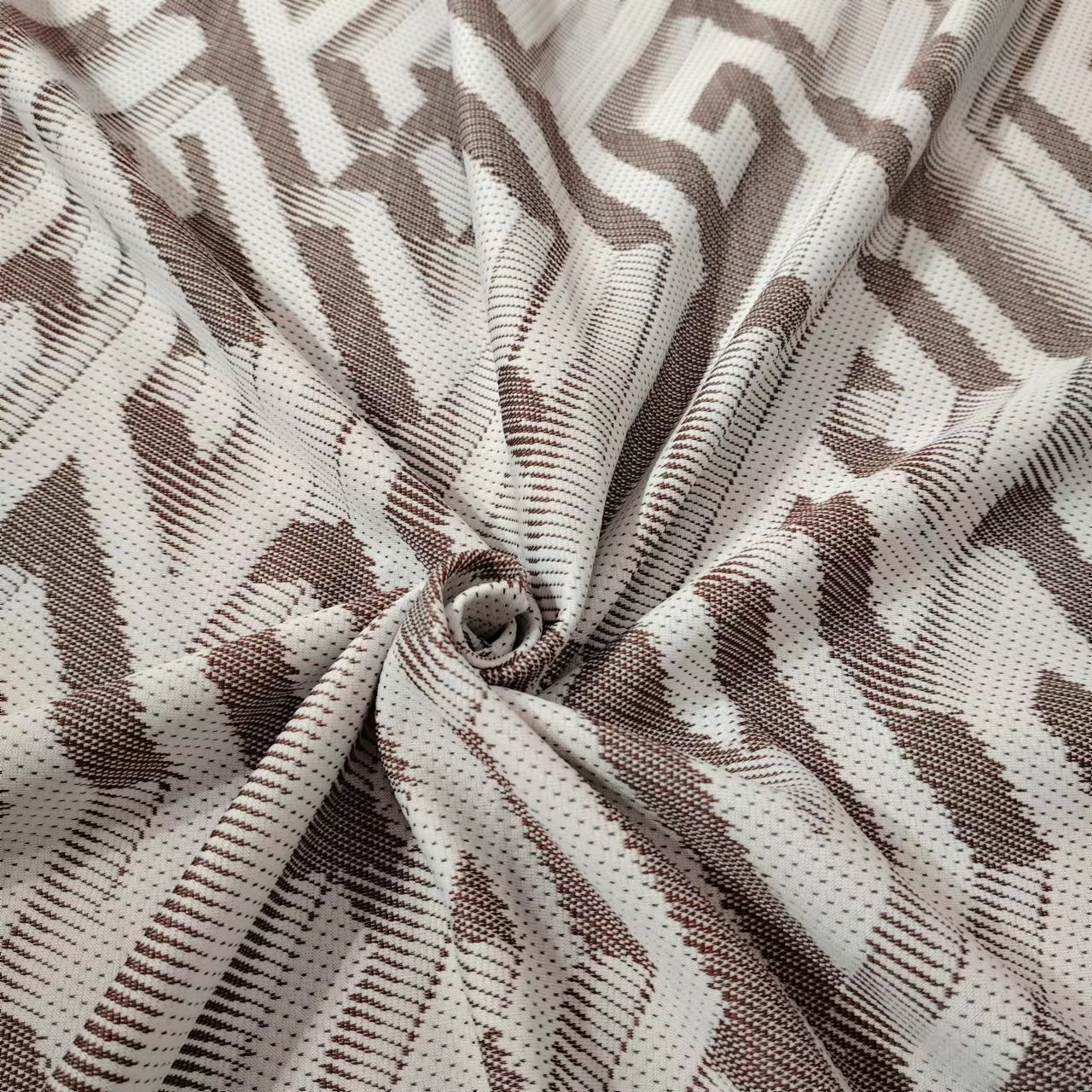 Wholesale tela de colchon Breathable 100% Polyester Fabric Knitted Jacquard Cloth Fabrics for Mattress