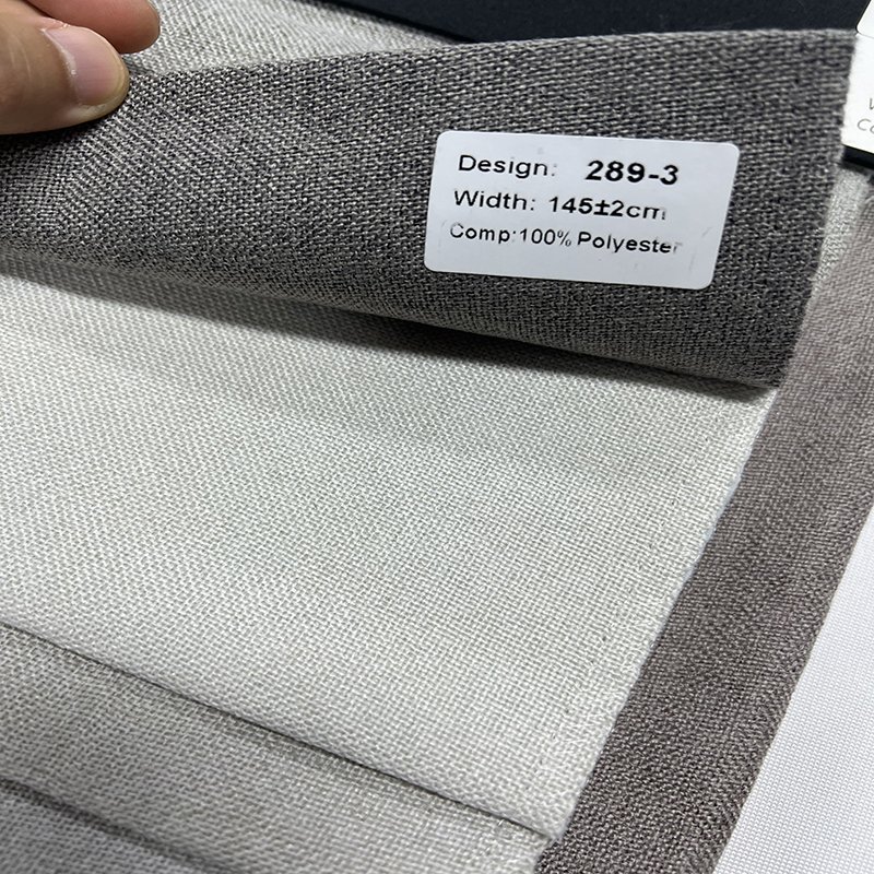 2024 high quality Linen fabric home textile cover wholesale woven furniture 100% Polyester upholstery quality Linen sofa fabric
