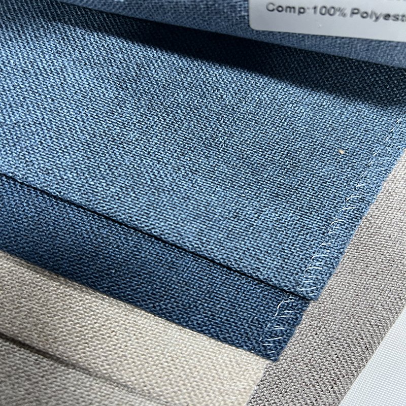 2024 high quality Linen fabric home textile cover wholesale woven furniture 100% Polyester upholstery quality Linen sofa fabric