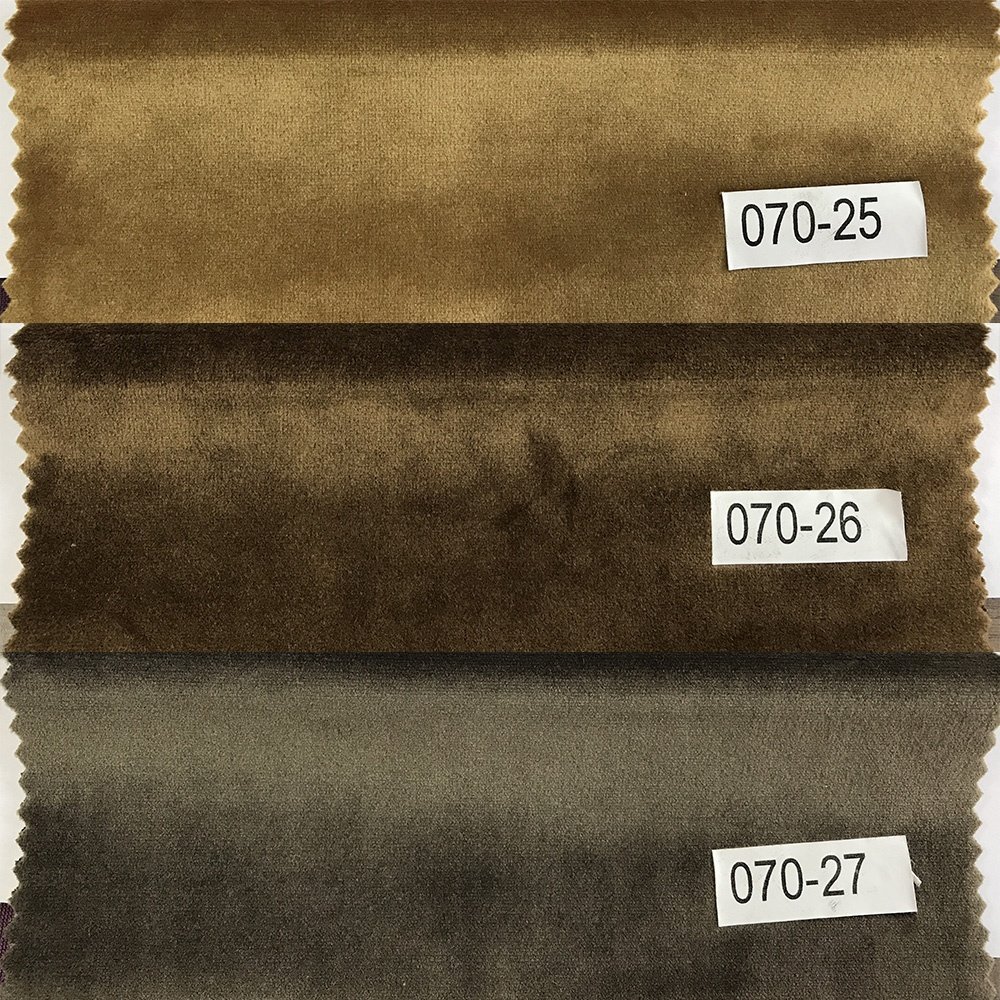 Low price high quality spot 100% polyester fabric holland velvet sofa/curtain velvet fabric 120 colors in stock