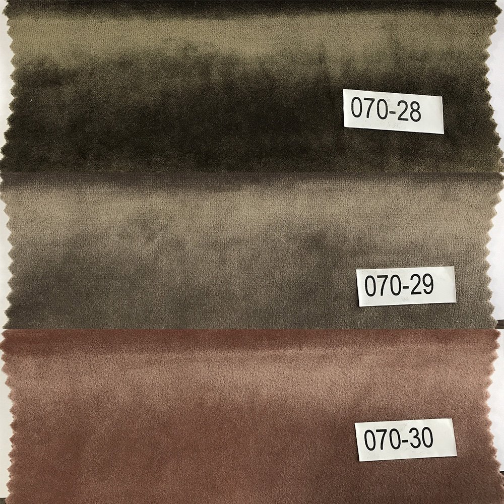 Low price high quality spot 100% polyester fabric holland velvet sofa/curtain velvet fabric 120 colors in stock