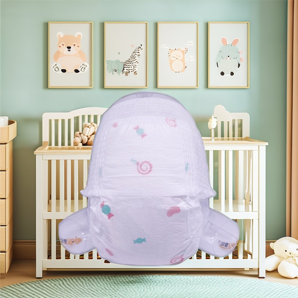China Factory Wholesale Comfortable Baby U-Shape Cotton Diapers Disposable Bamboo Fiber appies XX X R Sizes 50 Pieces per Pack