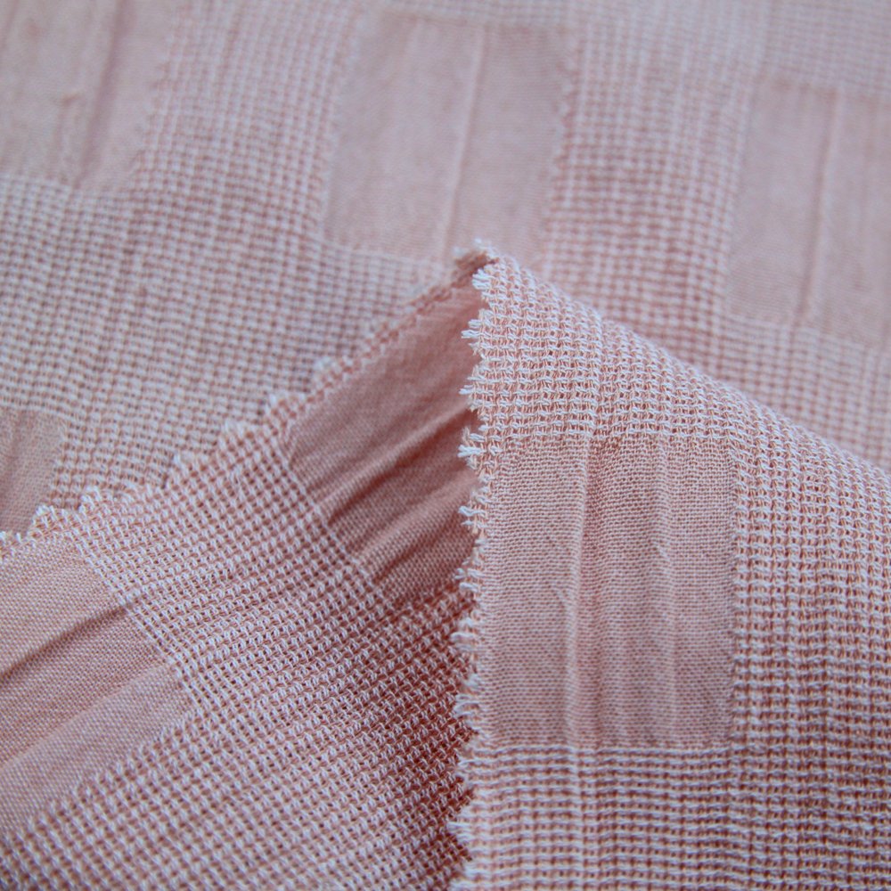 Popular Cotton Polyester Bamboo Fabric Yarn Dyed Dobby Woven Fabric for Clothes
