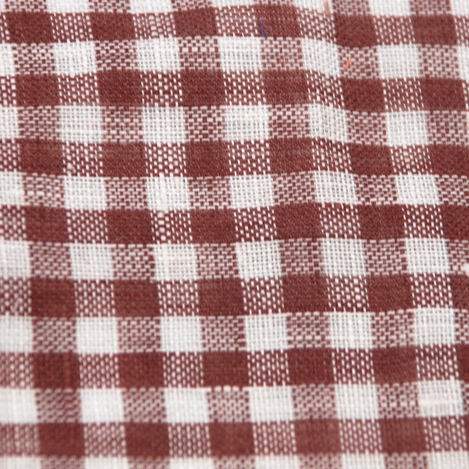 Good selling hemp price blend gingham small checks manufacturers soft linen fabric for clothing