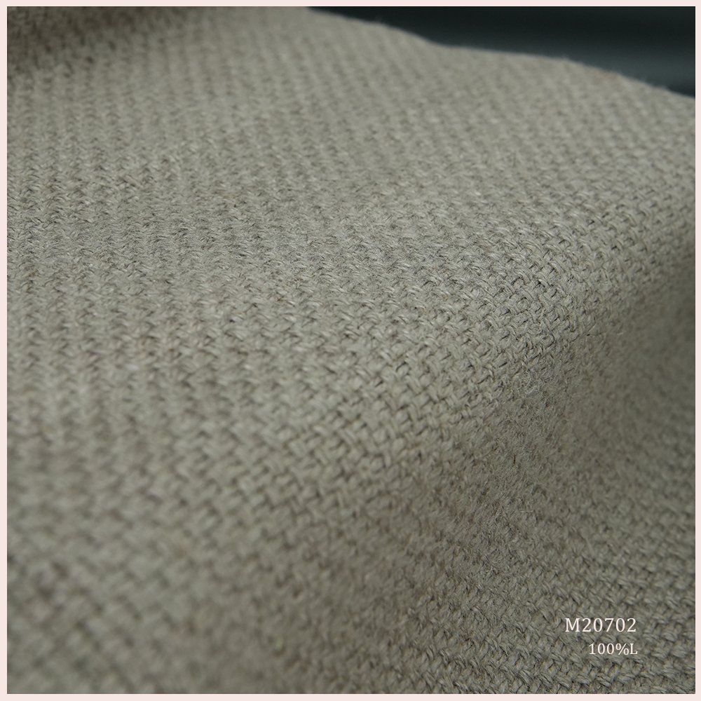 Mottled Details Upholstery 100% Linen Fabric For Curtain Sofa Pillow Panel Furniture