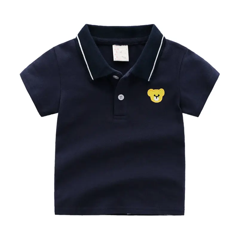 teng cai Boys short-sleeved summer new cartoon children's top short-sleeved T-shirt POLO shirt