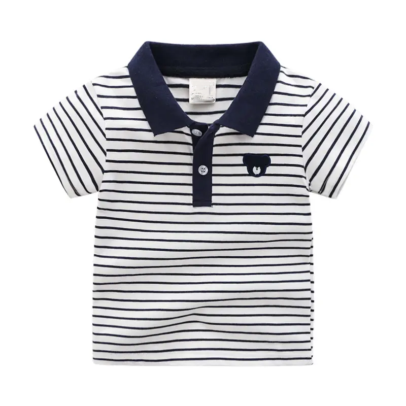 teng cai Boys short-sleeved summer new cartoon children's top short-sleeved T-shirt POLO shirt