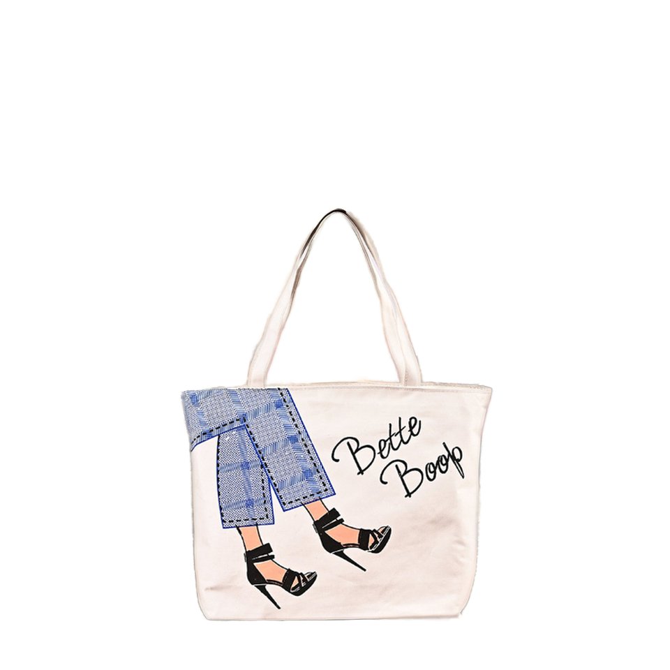 Custom carry fabric reusable bamboo fiber grocery shopping tote bags Heat transfer printing non woven bags