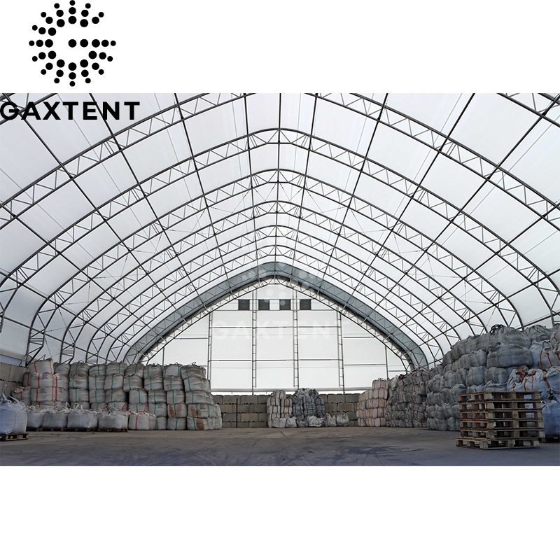 Large 60X90M Industrial Warehouse Tent For Heavy Duty Storage With High Wind And Snow Load Capacity