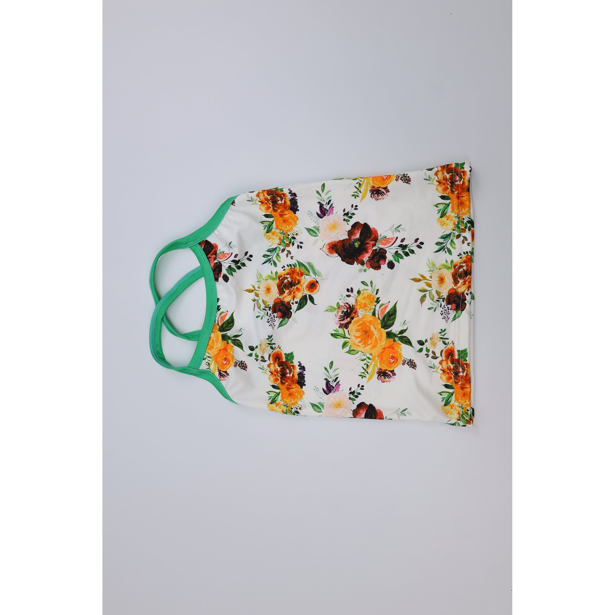 Qingli Oem Factory Price summer 95% bamboo fabric Kids Clothing Sets Floral Print Wholesale Girl Boutique Outfits