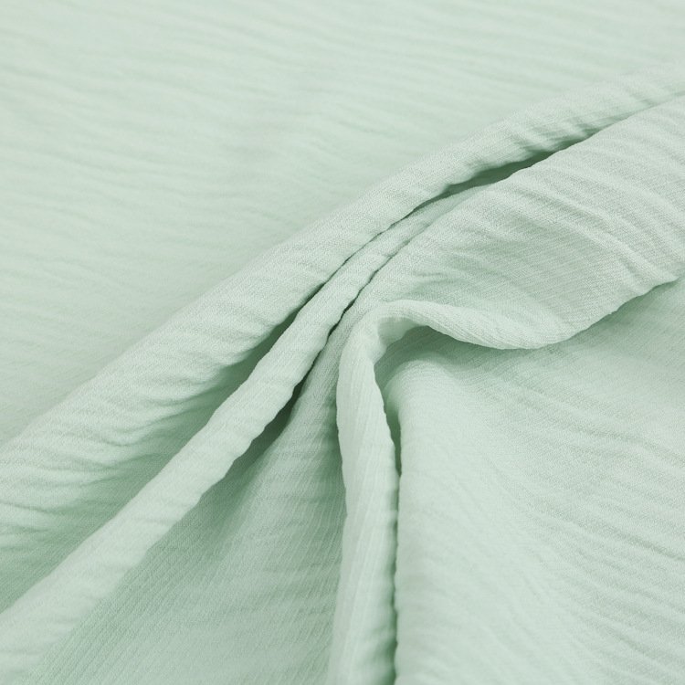 factory wholesale plain dye polyester linen fabric for fashion dress support make to order CEY cut flower fabric