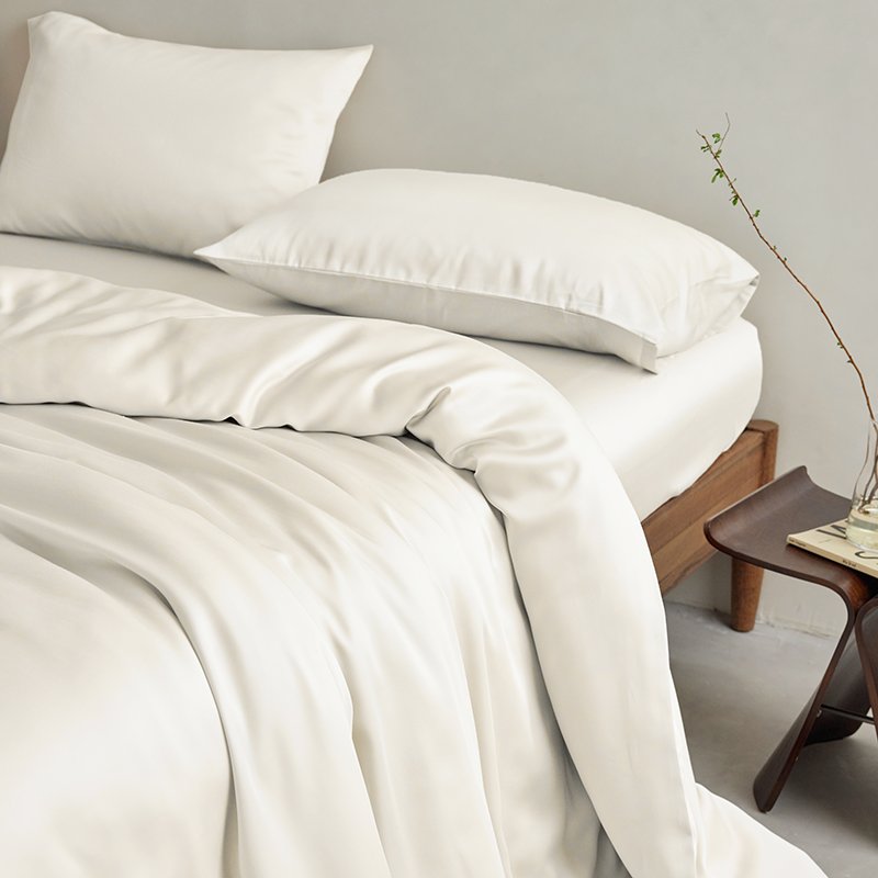 300 TC Bamboo Duvet Cover Custom Color With OEKO Certificate Queen Size 100% Bamboo Viscose Sheet