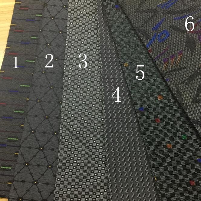 Chinese printed grey 100% polyester upholstery woven jacquard automotive auto bus car seat covers fabric for upholstery