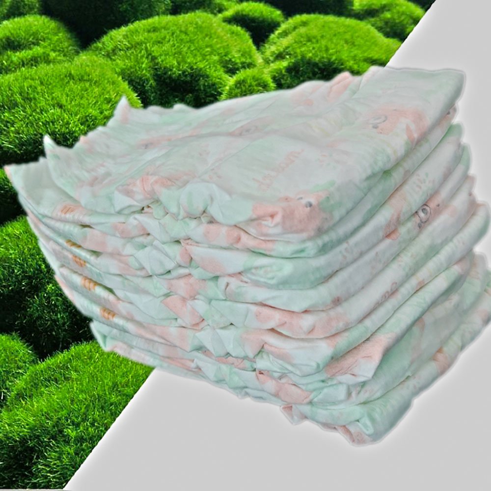 High Quality Business Fine Supply Russia 2024 Nursing Table New Born Breeze Baby Diapers in Bamboo Fiber with Magic Tape