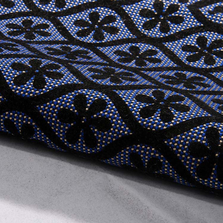Durable and high quality 100% Polyester Sofa Upholstery Fabric with Flocking