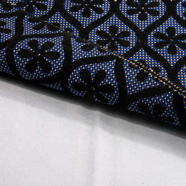 Durable and high quality 100% Polyester Sofa Upholstery Fabric with Flocking