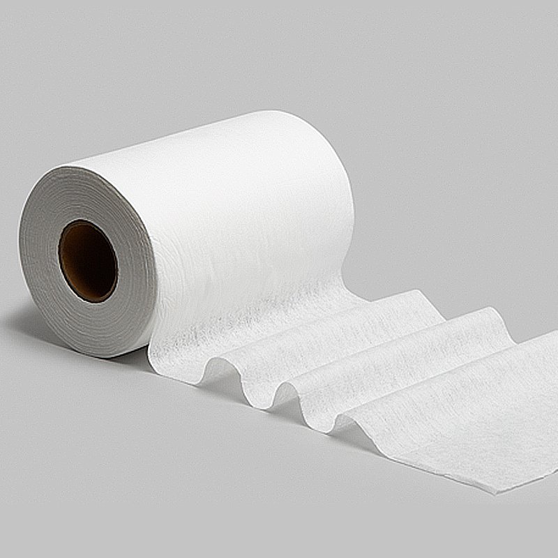 100% biodegradable raw material bamboo fiber viscose cellulose spunlaced non-woven fabric for wet wipes