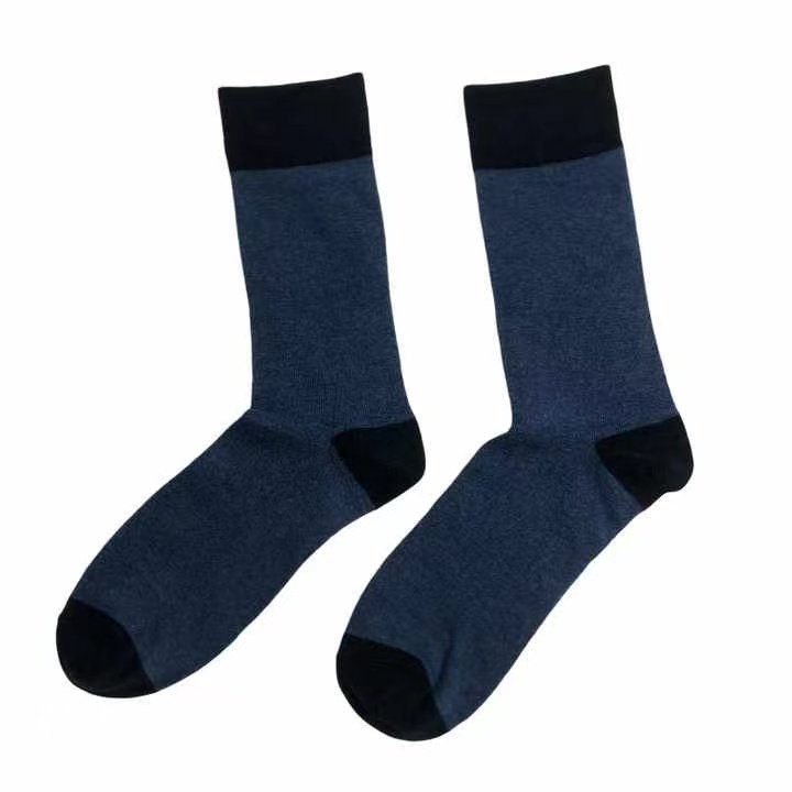 Men Bulk Thick Warm Bamboo Fiber Fabric Winter Woven 100% Cotton Socks