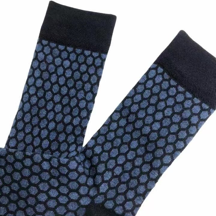 Men Bulk Thick Warm Bamboo Fiber Fabric Winter Woven 100% Cotton Socks
