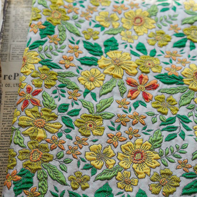 XITONG TEXTILE Hot sale High quality 100%polyester woven customize fashion yarn dyed brocade jacquard fabrics for dress